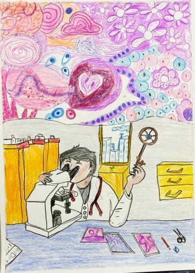 Runner up: 'Key to the hidden world of medical science ' by Advik Mohapatra